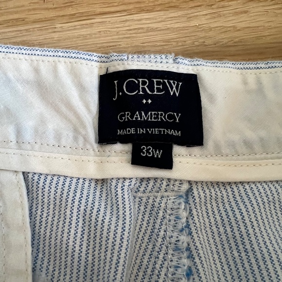 J. Crew | Men's Seersucker Shorts - Size 33 - Picture 2 of 3